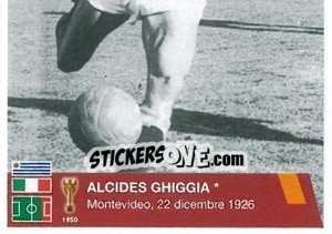 Cromo Alcides Ghiggia (puzzle 2) - AS Roma 2014-2015 - Erredi Galata Edizioni