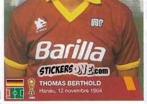 Cromo Thomas Berthold (puzzle 2) - AS Roma 2014-2015 - Erredi Galata Edizioni