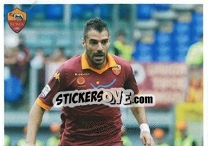 Sticker Simone Perrotta (puzzle 1) - AS Roma 2014-2015 n. 303 - Erredi Galata Edizioni