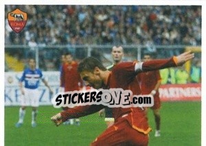 Sticker Francesco Totti (puzzle 1) - AS Roma 2014-2015 n. 305 - Erredi Galata Edizioni