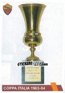 Sticker Coppa Italia 1963-64 - AS Roma 2014-2015 - Erredi Galata Edizioni