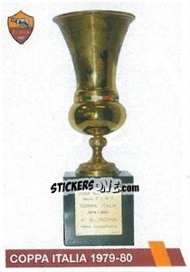 Sticker Coppa Italia 1979-80 - AS Roma 2014-2015 - Erredi Galata Edizioni