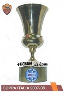 Sticker Coppa Italia 2007-08 - AS Roma 2014-2015 - Erredi Galata Edizioni