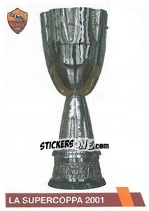 Sticker La Supercoppa 2001 - AS Roma 2014-2015 - Erredi Galata Edizioni