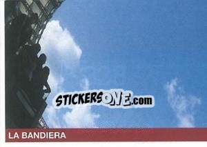 Sticker La Bandiera (puzzle 4) - AS Roma 2014-2015 - Erredi Galata Edizioni