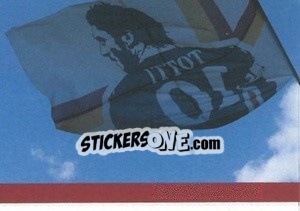 Sticker La Bandiera (puzzle 5) - AS Roma 2014-2015 n. 339 - Erredi Galata Edizioni