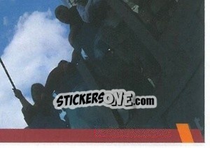 Sticker La Bandiera (puzzle 6) - AS Roma 2014-2015 n. 340 - Erredi Galata Edizioni
