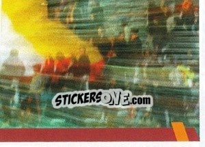 Sticker Esplosione Gialla e Rossa (puzzle 6) - AS Roma 2014-2015 - Erredi Galata Edizioni