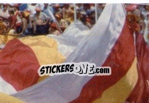 Sticker Tripudio Giallorosso (puzzle 2) - AS Roma 2014-2015 n. 384 - Erredi Galata Edizioni