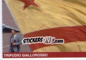 Sticker Tripudio Giallorosso (puzzle 4) - AS Roma 2014-2015 n. 386 - Erredi Galata Edizioni