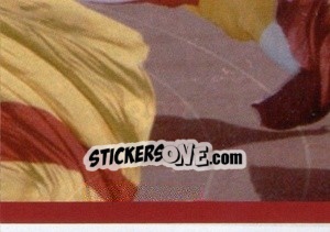 Sticker Tripudio Giallorosso (puzzle 5) - AS Roma 2014-2015 n. 387 - Erredi Galata Edizioni