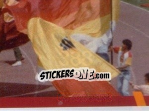 Sticker Tripudio Giallorosso (puzzle 6) - AS Roma 2014-2015 n. 388 - Erredi Galata Edizioni