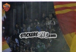 Sticker Curva Sud (puzzle 1) - AS Roma 2014-2015 n. 389 - Erredi Galata Edizioni