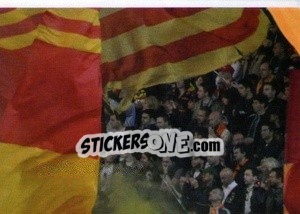 Sticker Curva Sud (puzzle 2) - AS Roma 2014-2015 n. 390 - Erredi Galata Edizioni
