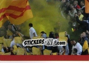 Sticker Curva Sud (puzzle 5) - AS Roma 2014-2015 n. 393 - Erredi Galata Edizioni