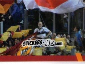 Sticker Curva Sud (puzzle 6) - AS Roma 2014-2015 n. 394 - Erredi Galata Edizioni