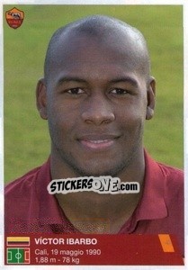 Sticker Victor Ibarbo - AS Roma 2014-2015 - Erredi Galata Edizioni