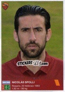 Sticker Nicolas Spolli - AS Roma 2014-2015 n. A4 - Erredi Galata Edizioni