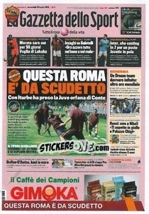 Sticker Questa Roma e da Scudetto - AS Roma 2014-2015 - Erredi Galata Edizioni