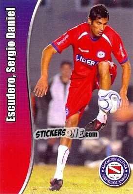 Sticker Escudero, Sergio Daniel - Apertura 2008 n. K2 - Panini