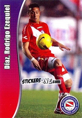 Sticker Díaz, Rodrigo Ezequiel - Apertura 2008 n. K3 - Panini