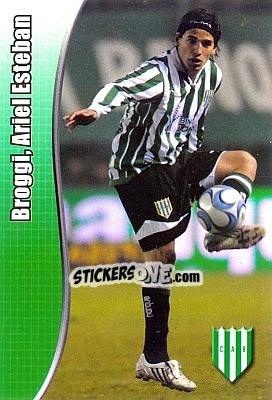 Sticker Broggi, Ariel Esteban - Apertura 2008 n. K12 - Panini