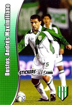 Cromo Bustos, Andrés Maximiliano - Apertura 2008 - Panini