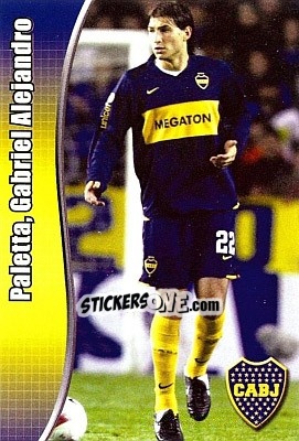 Cromo Paletta, Gabriel Alejandro - Apertura 2008 - Panini