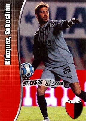 Sticker Blázquez, Sebastián - Apertura 2008 n. K24 - Panini
