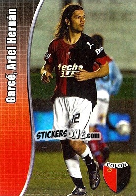 Sticker Garcé, Ariel Hernán - Apertura 2008 n. K25 - Panini