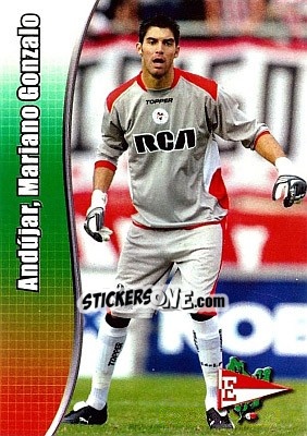 Sticker Andújar, Mariano Gonzalo - Apertura 2008 n. K29 - Panini
