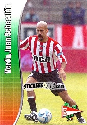 Sticker Verón, Juan Sebastián - Apertura 2008 n. K31 - Panini
