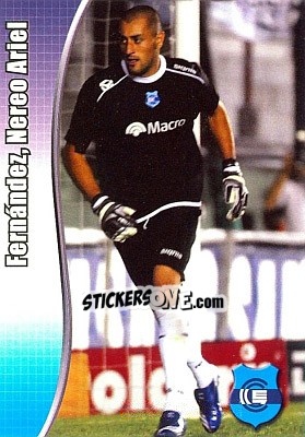 Sticker Fernández, Nereo Ariel - Apertura 2008 n. K34 - Panini