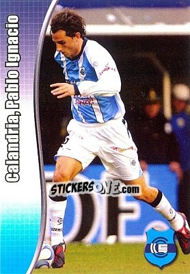 Sticker Calandria, Pablo Ignacio - Apertura 2008 - Panini