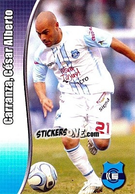 Cromo Carranza, César Alberto - Apertura 2008 - Panini