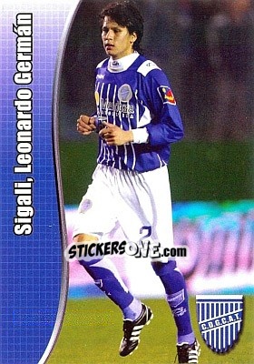 Sticker Sigali, Leonardo Germán - Apertura 2008 n. K45 - Panini