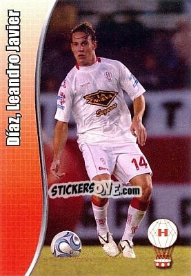 Cromo Díaz, Leandro Javier - Apertura 2008 - Panini