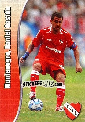 Sticker Montenegro, Daniel Gastón - Apertura 2008 - Panini