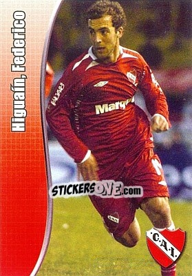 Cromo Higuaín, Federico - Apertura 2008 - Panini