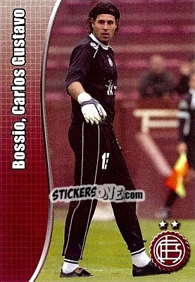 Sticker Bossio, Carlos Gustavo - Apertura 2008 n. K62 - Panini