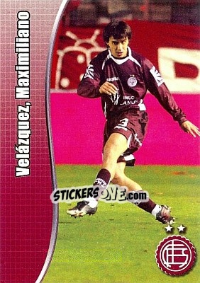 Sticker Velázquez, Maximiliano - Apertura 2008 n. K63 - Panini