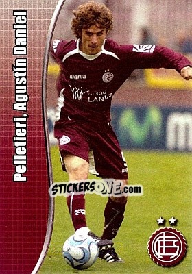Sticker Pelletieri, Agustín Daniel - Apertura 2008 n. K64 - Panini