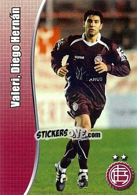 Sticker Valeri, Diego Hernán - Apertura 2008 n. K65 - Panini