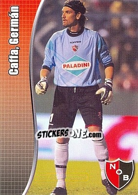 Sticker Caffa, Germán - Apertura 2008 n. K67 - Panini