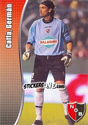 Cromo Caffa, Germán - Apertura 2008 - Panini