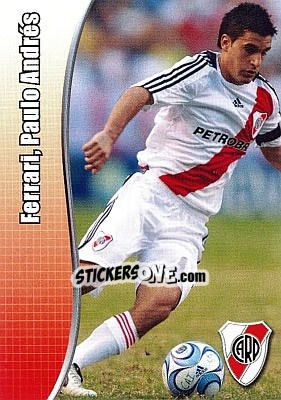 Sticker Ferrari, Paulo Andrés - Apertura 2008 n. K81 - Panini