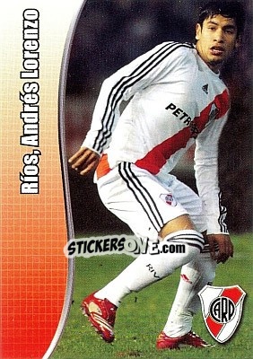 Sticker Ríos, Andrés Lorenzo - Apertura 2008 n. K87 - Panini