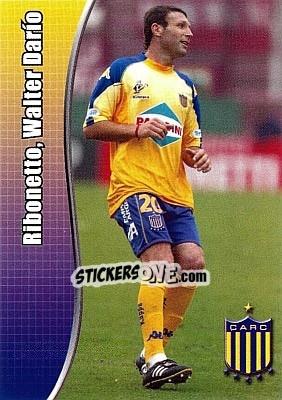 Cromo Ribonetto, Walter Darío - Apertura 2008 - Panini