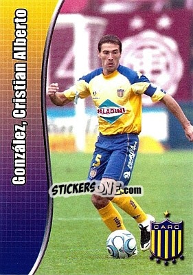 Sticker González, Cristian Alberto - Apertura 2008 - Panini