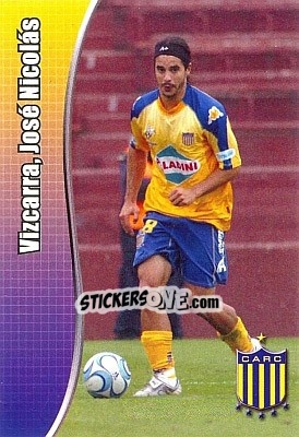 Sticker Vizcarra, José Nicolás - Apertura 2008 n. K92 - Panini